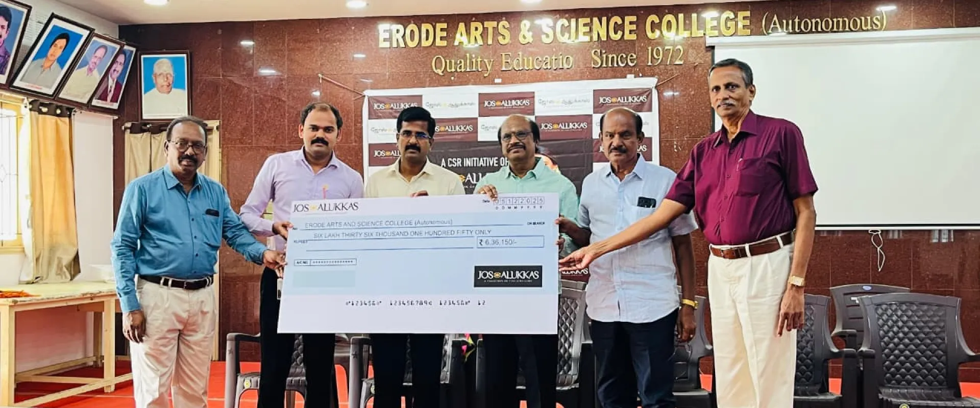CSR Support Brings Smart Boards to Erode College