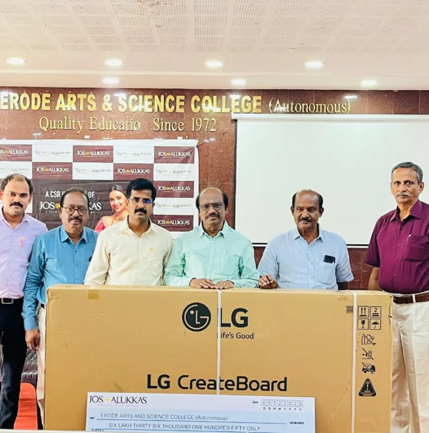 CSR Support Brings Smart Boards to Erode College