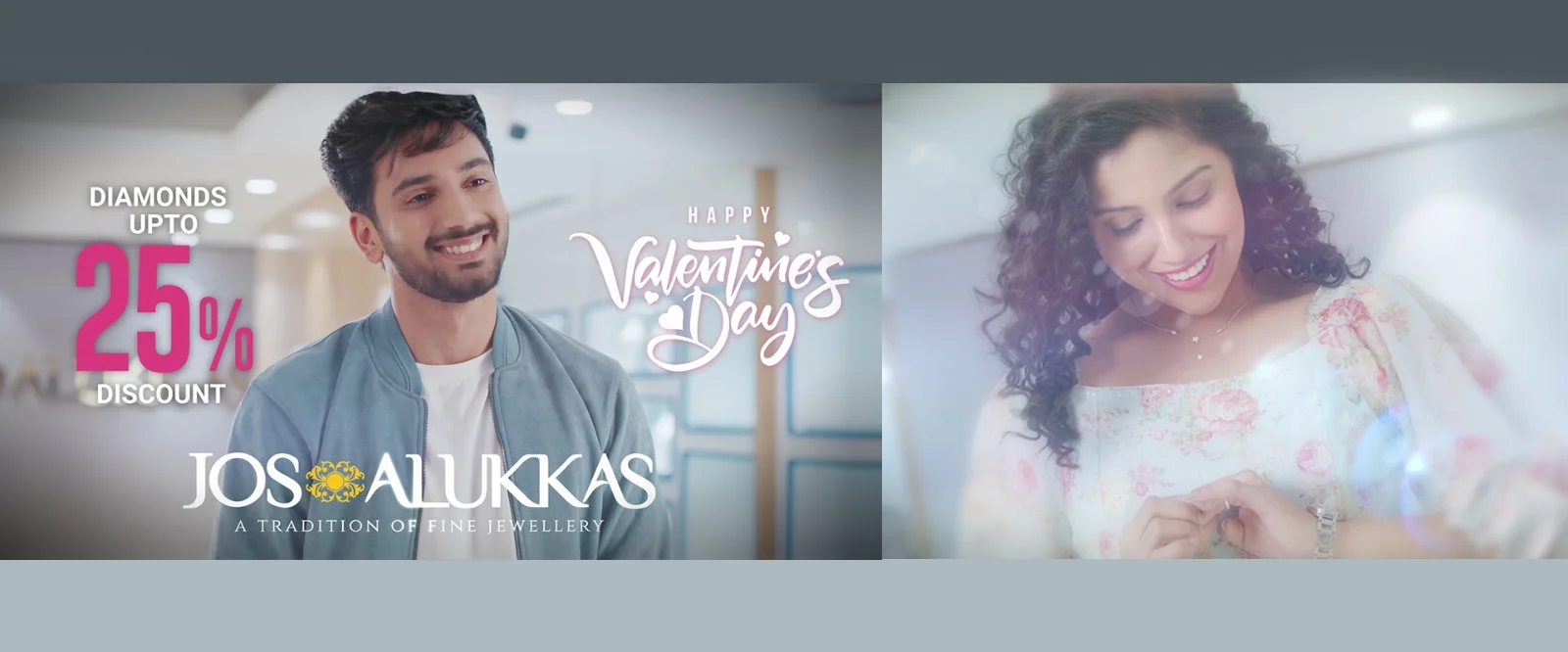 Jos Alukkas Unveils New Ad Film; Embracing Deep Love